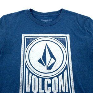 Volcom Stone Blue Graphic Short Sleeve Shirt MD